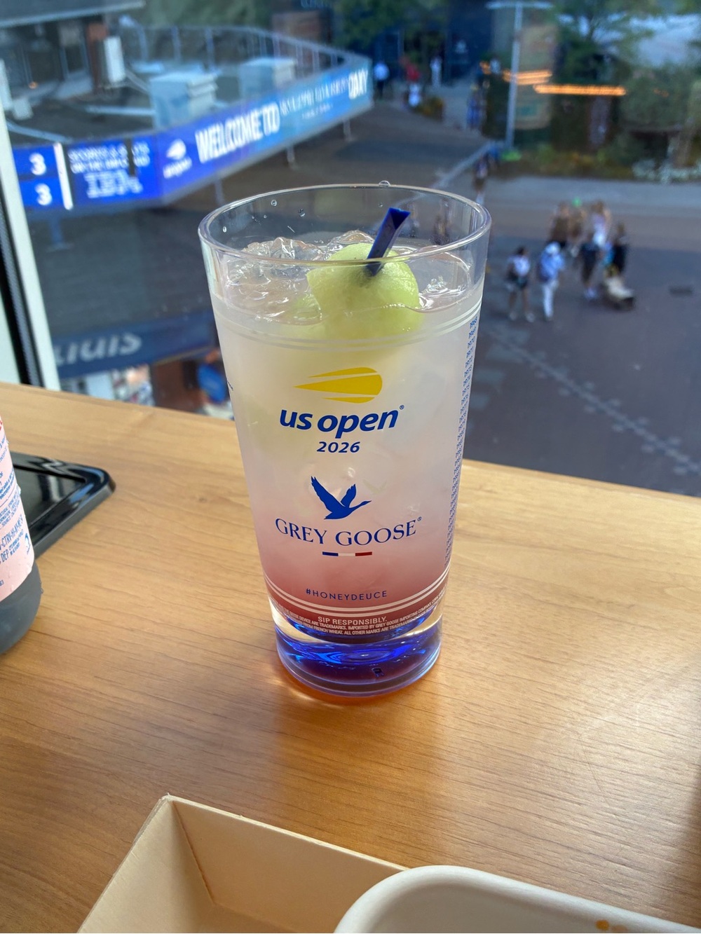 US Open 2026 Honey Deuce Plastic Cup